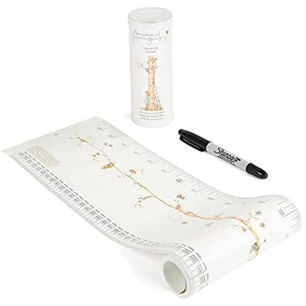 Choice of 10 Designs TALLTAPE a Memento for Life Roll-up Height Chart Plus 1 Sharpie Marker Pen to Measure Children from Birth Talltape, Tree of Life Portable Choice of 10 Designs TALLTAPE a Memento for Life Roll-up Height Chart Plus 1 Sharpie Marker Pen to Measure Children from Birth Talltape, Tree of Life Portable